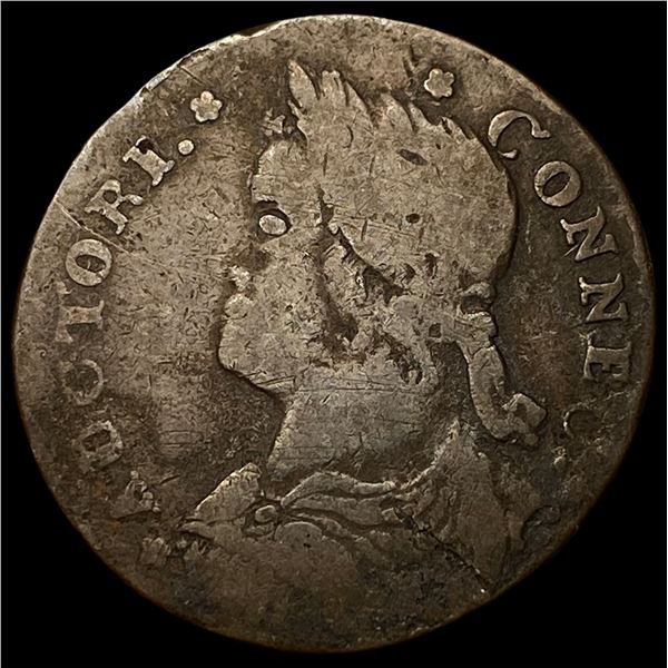 1788 Connecticut Copper Coin NICELY  CIRCULATED