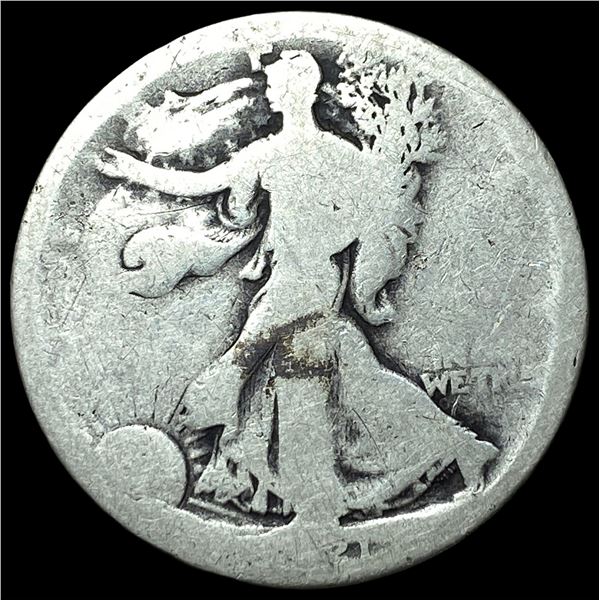 Walking Liberty Half Dollar 1916-1947 Silver.  NICELY CIRCULATED