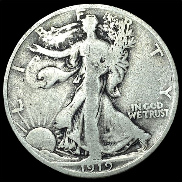 1917-D Walking Liberty Half Dollar NICELY  CIRCULATED