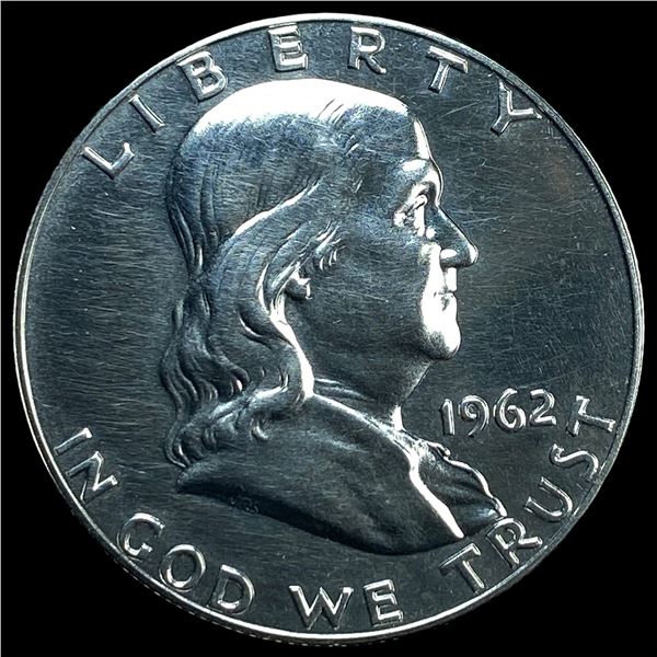 1962 Franklin Silver Half Dollar CHOICE PROOF