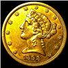 Image 1 : 1898-S Gold $5 Half Eagle CLOSELY  UNCIRCULATED