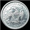 Image 2 : 1874 Arrows Seated Liberty Quarter CLOSELY  UNCIRCULATED