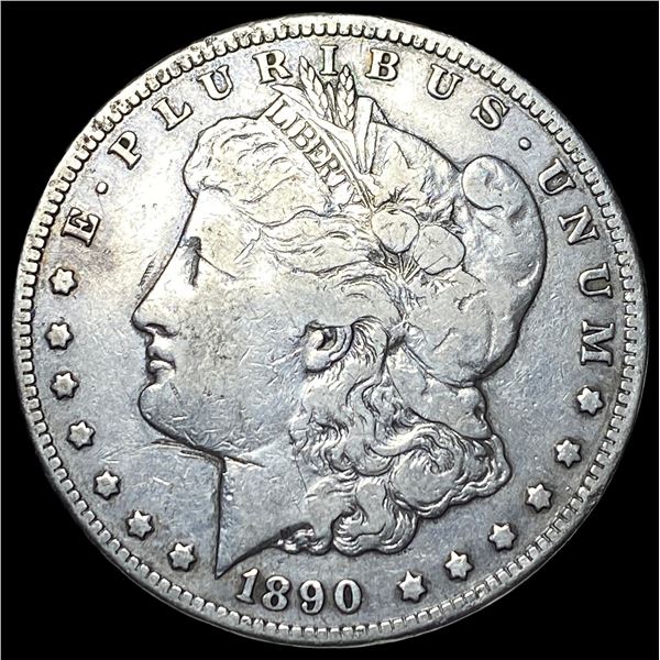 1890-CC Silver Morgan Dollar LIGHTLY  CIRCULATED