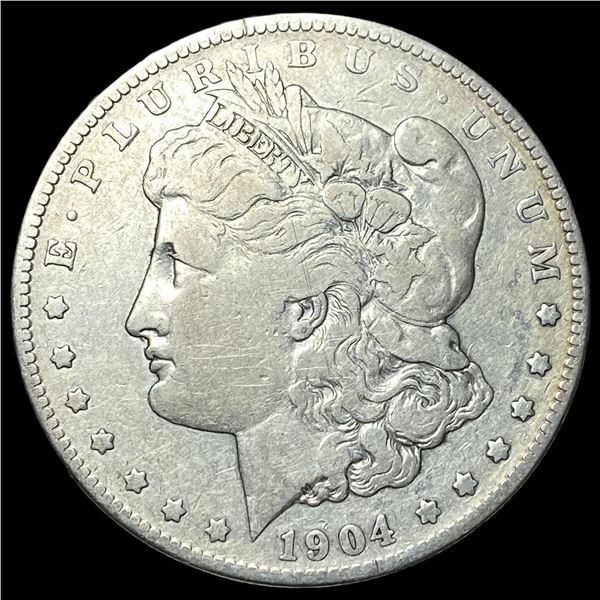 1904-S Silver Morgan Dollar LIGHTLY  CIRCULATED