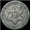 Image 1 : 1851 Silver Three-Cent Piece NICELY  CIRCULATED