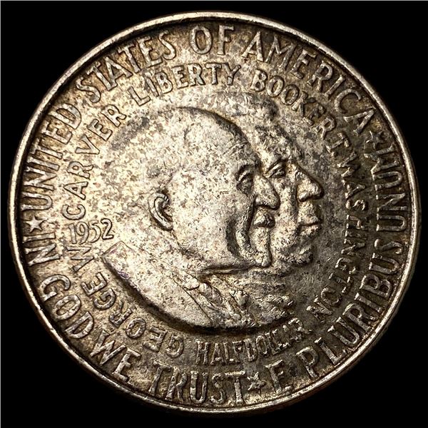 1952 Silver Booker T. Washington Half Dollar  CLOSELY UNCIRCULATED