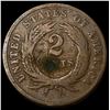 Image 2 : 1865 Bronze Two-Cent Piece NICELY CIRCULATED