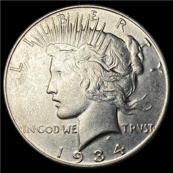 1934 Peace Silver Dollar CLOSELY UNCIRCULATED