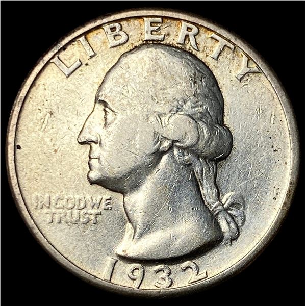 1932-D Silver Washington Quarter NEARLY  UNCIRCULATED