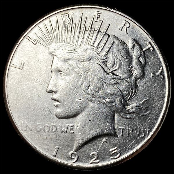 1923-S Silver Peace Dollar NEARLY  UNCIRCULATED