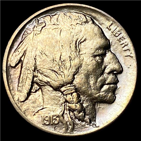 1913-D Type 2 Buffalo Nickel CLOSELY  UNCIRCULATED