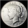 Image 1 : 1924-S Silver Peace Dollar CLOSELY  UNCIRCULATED