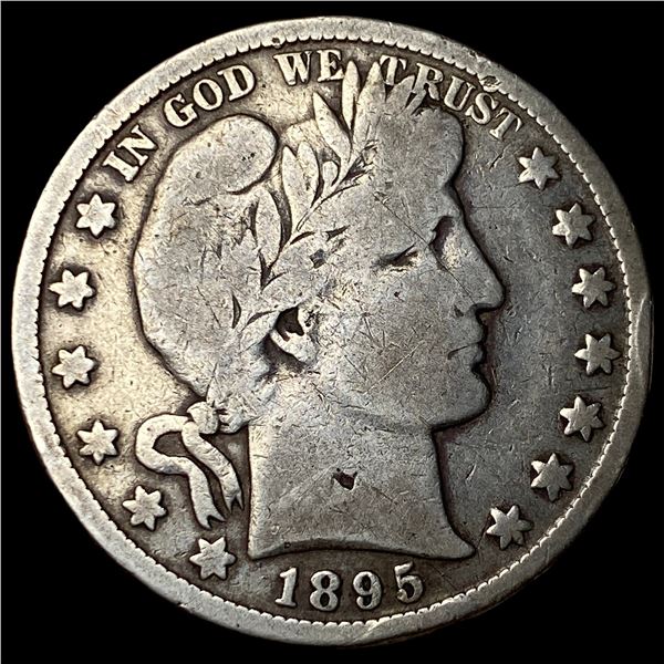 1895-O Silver Barber Half Dollar NICELY  CIRCULATED
