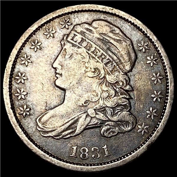 1831 Capped Bust Dime NEARLY UNCIRCULATED