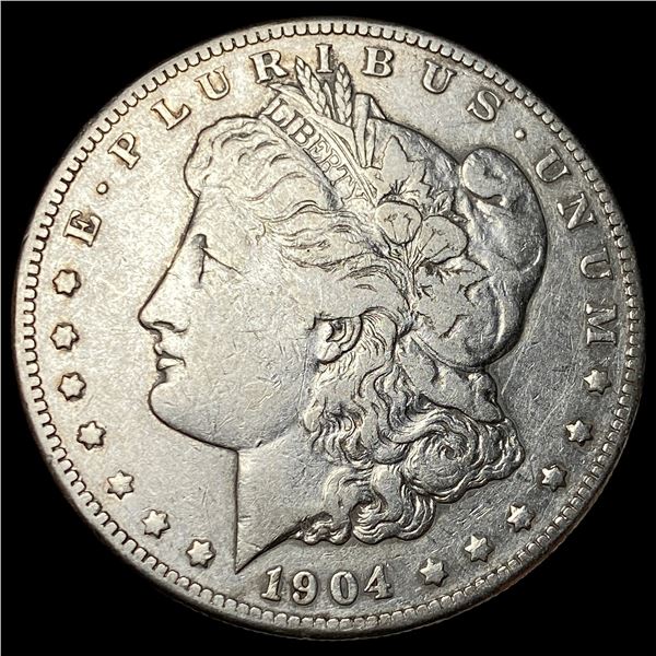 1904-S Silver Morgan Dollar LIGHTLY  CIRCULATED