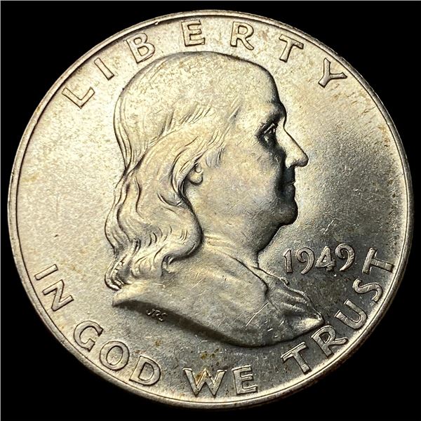 1949-S Silver Half Dollar Franklin CHOICE BU