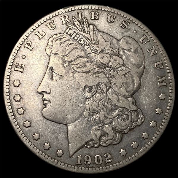 1902-S Silver Morgan Dollar ABOUT  UNCIRCULATED