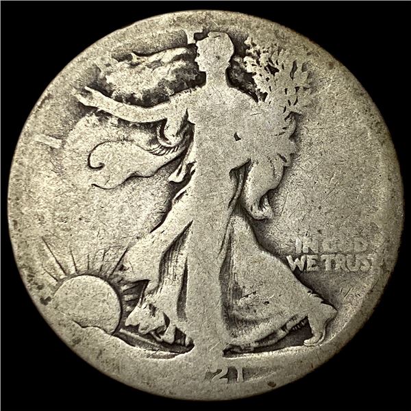 1921-S Silver Walking Liberty Half Dollar  NICELY CIRCULATED