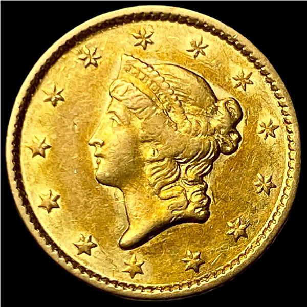 1851 Gold $1 Type 1 CLOSELY UNCIRCULATED
