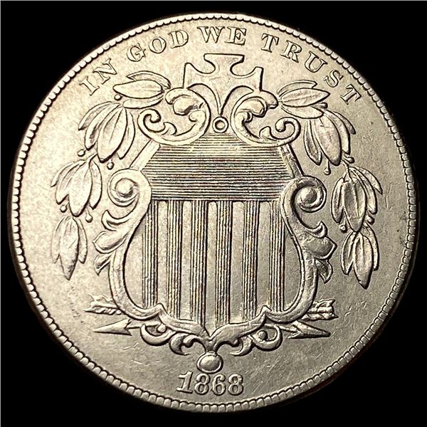 1868 Shield Nickel CLOSELY UNCIRCULATED