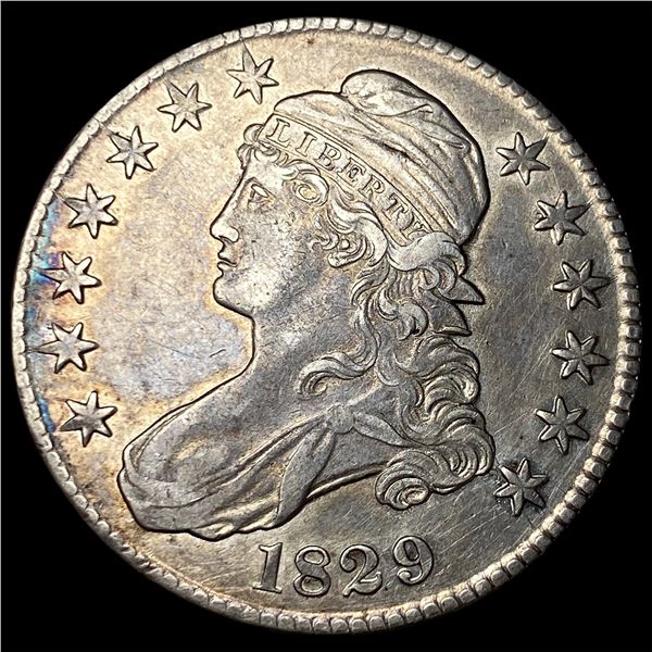 1829 Capped Bust Half Dollar CLOSELY  UNCIRCULATED