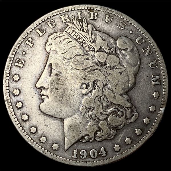 1904-S Silver Morgan Dollar LIGHTLY  CIRCULATED
