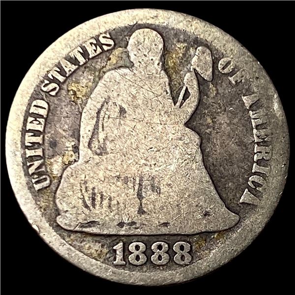 1888-S Silver Seated Liberty Dime NICELY  CIRCULATED
