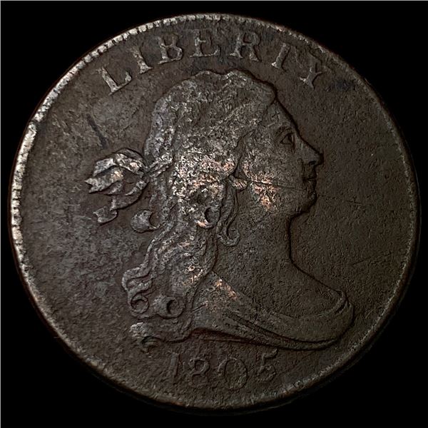 1805 Copper Half Cent LIGHTLY CIRCULATED