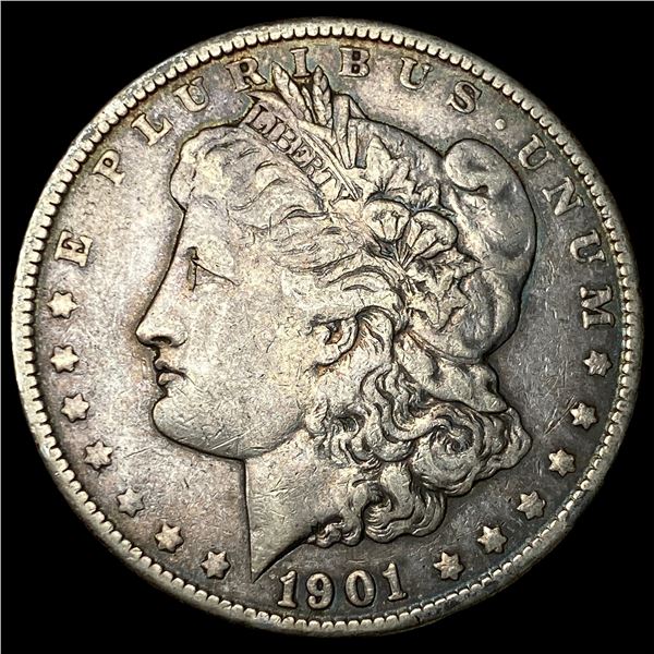 1901 Silver Morgan Dollar NEARLY UNCIRCULATED