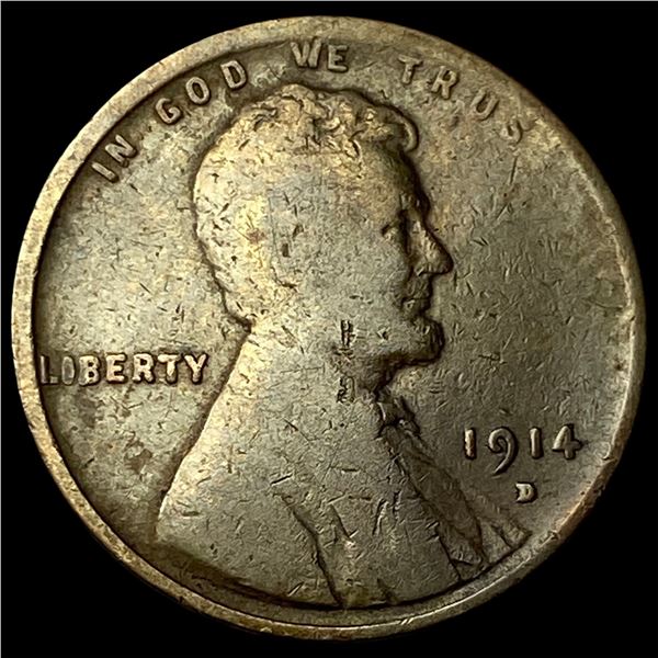 1914-D Lincoln Wheat Cent NICELY CIRCULATED
