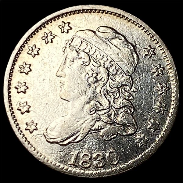 1830 Capped Bust Half Dime CLOSELY  UNCIRCULATED