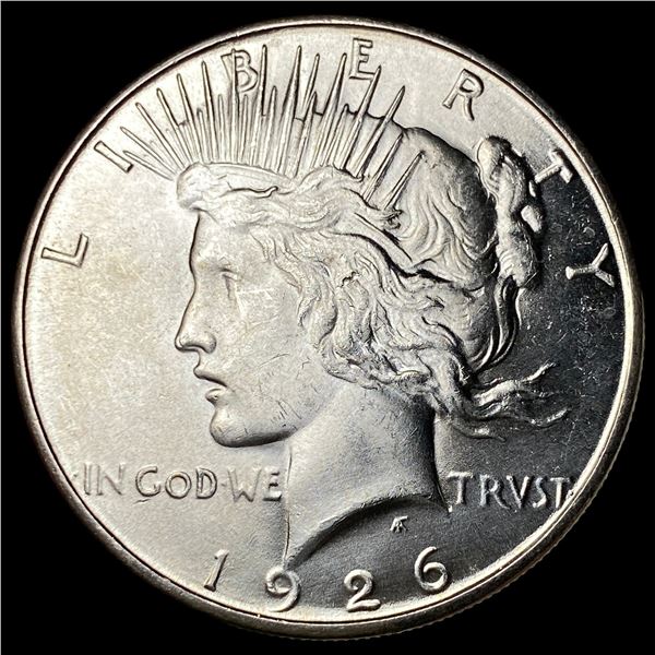 1926-S Silver Peace Dollar CHOICE BU