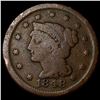 Image 1 : 1848 Braided Hair Large Cent NICELY  CIRCULATED