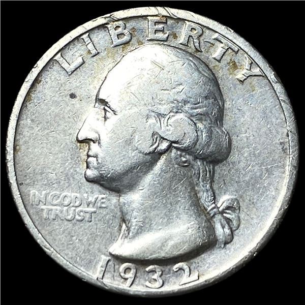 1932-S Silver Washington Quarter LIGHTLY  CIRCULATED