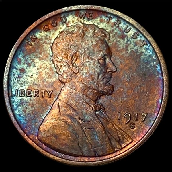 1917-S Lincoln Wheat Cent CHOICE BU