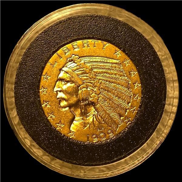 1909 Indian Head Half Eagle $5 Gold CLOSELY  UNCIRCULATED