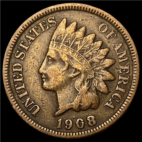 1908 Indian Head Cent LIGHTLY CIRCULATED