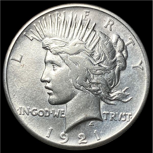 1921 Silver Peace Dollar CHOICE AU