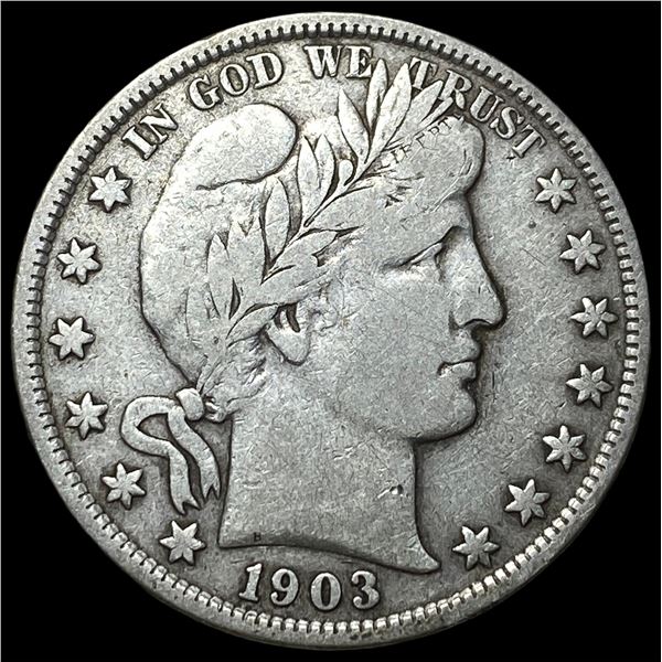 1903 Barber Half Dollar NEARLY UNCIRCULATED