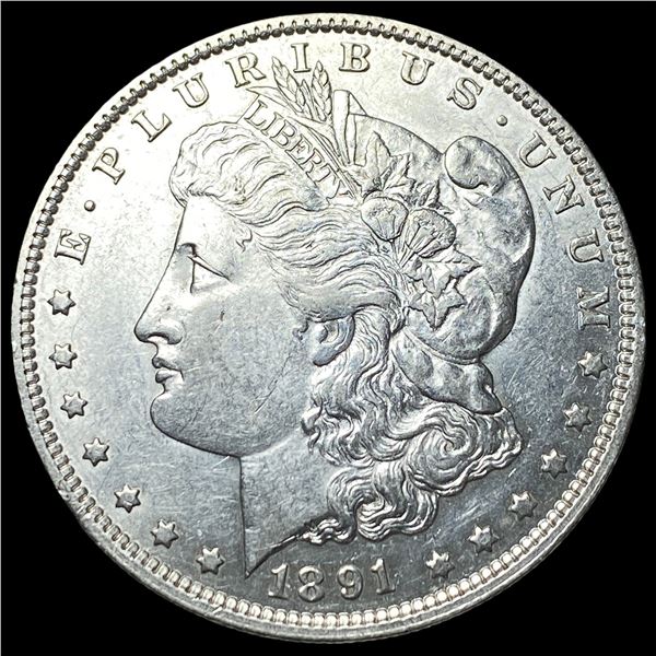 1891-CC Silver Morgan Dollar CLOSELY  UNCIRCULATED