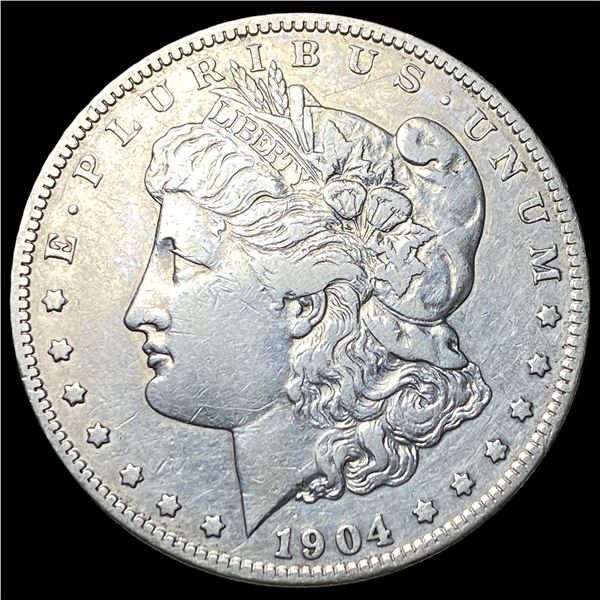 1904-S Silver Morgan Dollar NEARLY  UNCIRCULATED