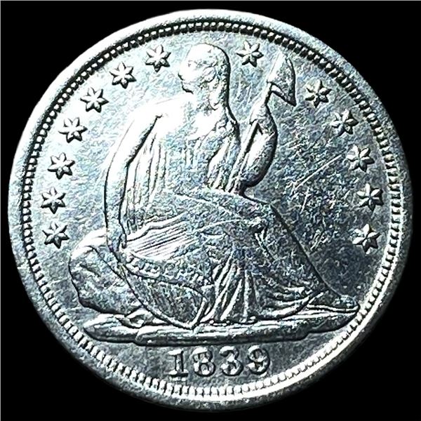 1839-O Silver Half Dime CLOSELY UNCIRCULATED