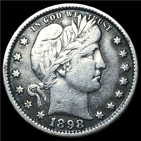 1898 Barber Quarter ABOUT UNCIRCULATED