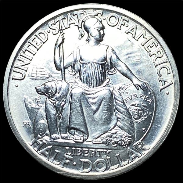 1935-S Silver Half Dollar California-Pacific  Exposition GEM BU