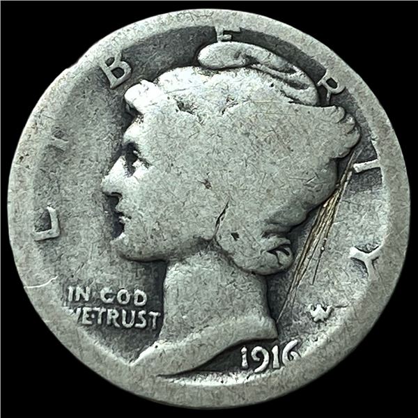 1916 Mercury Dime NICELY CIRCULATED