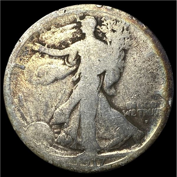 1917-S Walking Liberty Half Dollar NICELY  CIRCULATED