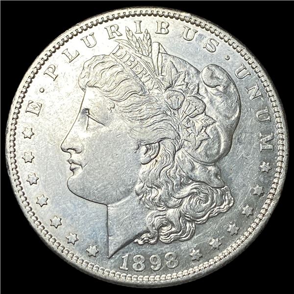 1898-S Silver Morgan Dollar CHOICE AU