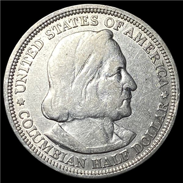 1893 Columbian Exposition Half Dollar LIGHTLY  CIRCULATED