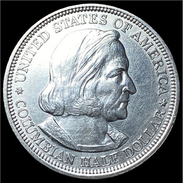 1892 Silver Columbian Half Dollar LIGHTLY  CIRCULATED