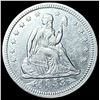 Image 1 : 1853 Arrows Seated Liberty Quarter CLOSELY  UNCIRCULATED